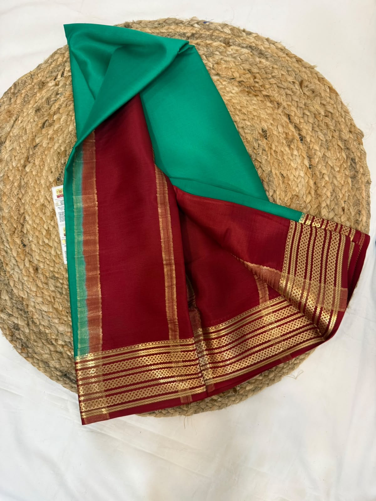 Mysore silk sarees light weight pattern