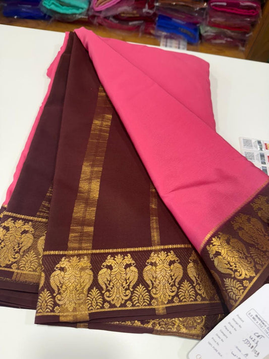 ❤️Traditional border in gold lace Zari Mysore silk sarees  ❤️