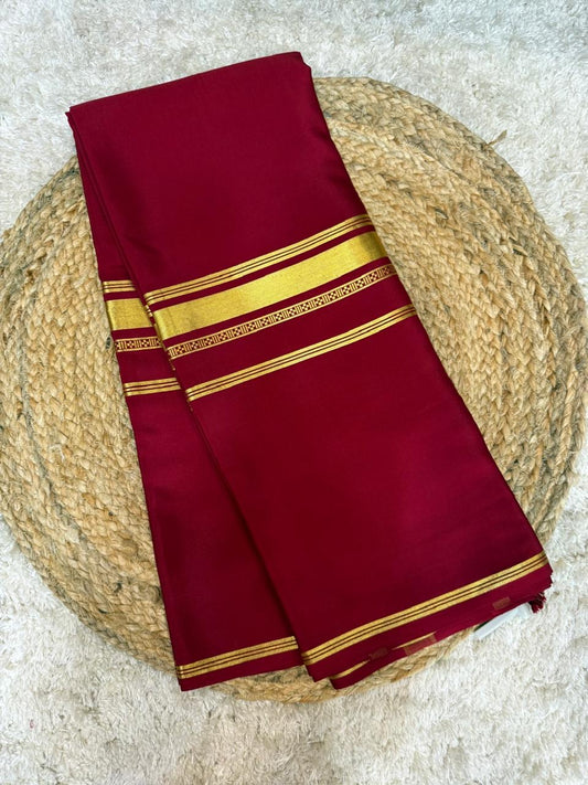 Mysore silk sarees self 3D pattern