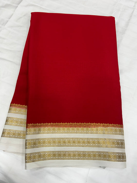 Contrast Mysore silk