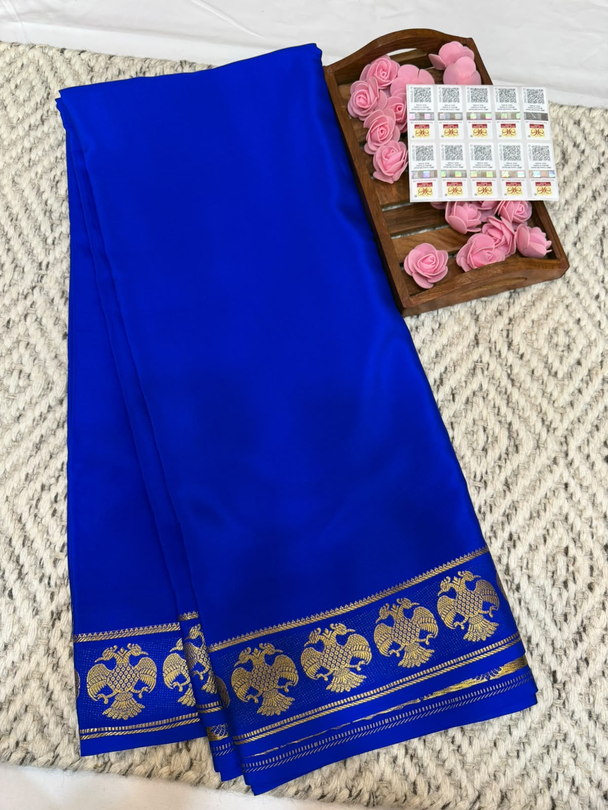 Mysore silk sarees self pattern