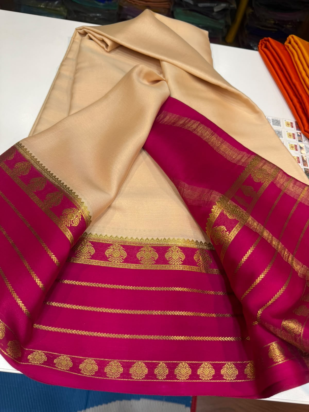 Mysore silk sarees 3D pattern