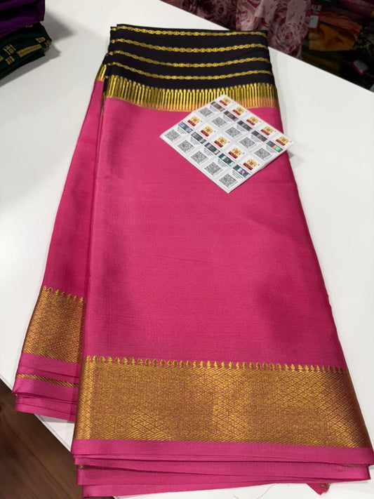Mysore silk Saress with beautiful colors combination