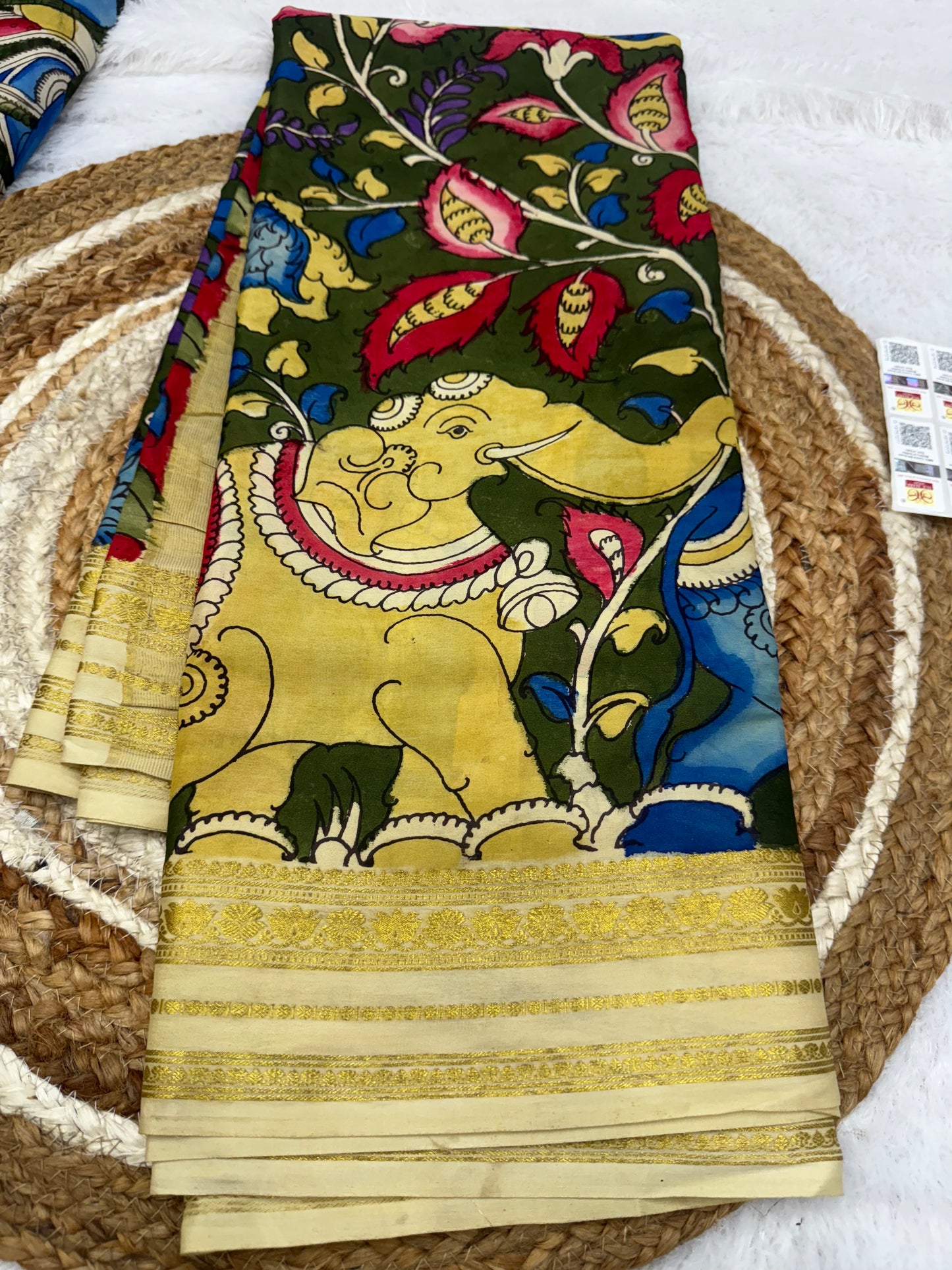 Kalamkari Mysore silk