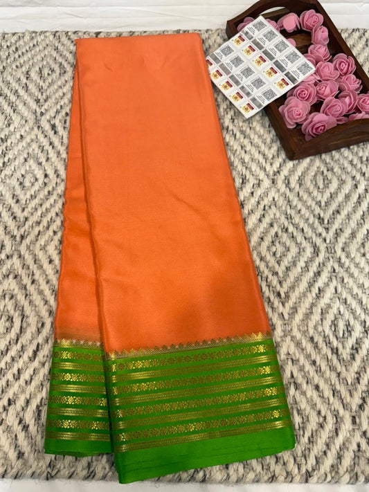Mysore silk sarees light weight pattern
