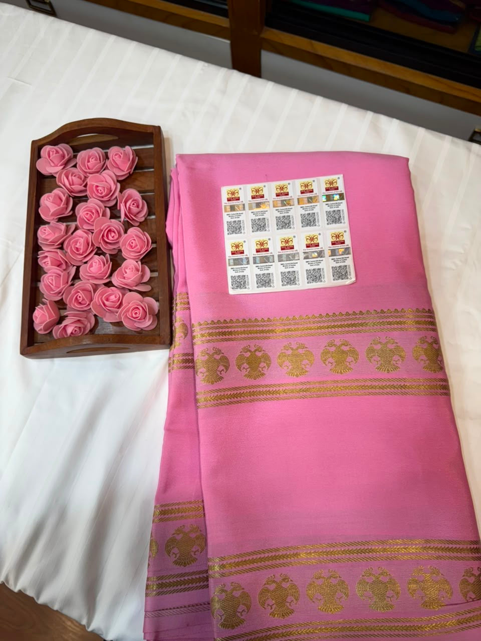 Mysore silk sarees self pattern