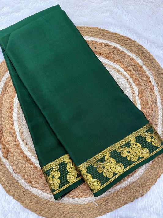 Mysore silk self border