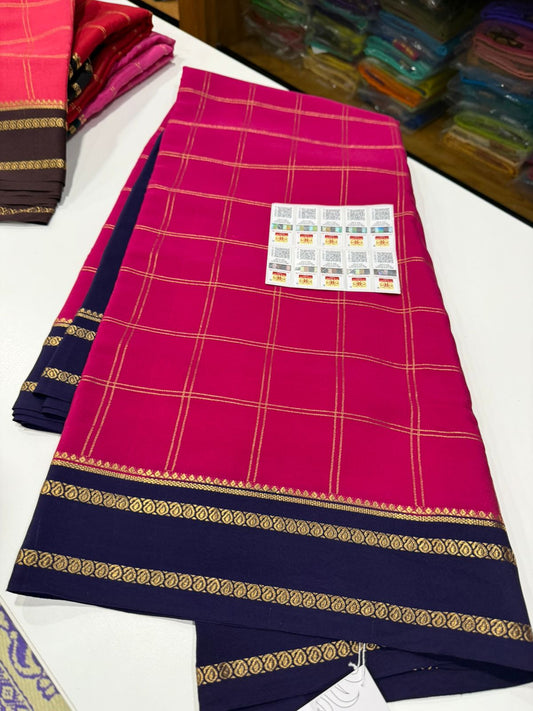Pure Zari Mysore silk saree
