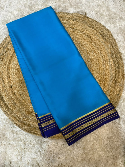 Mysore silk sarees contrast pattern