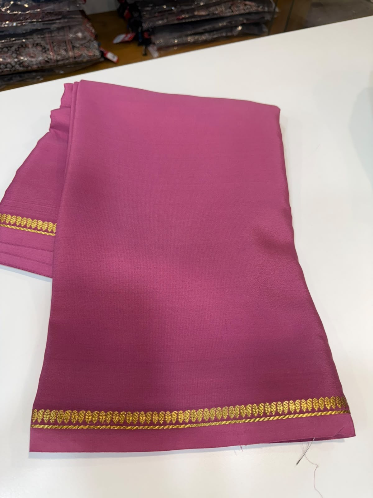 Mysore silk sarees premium zari pattern