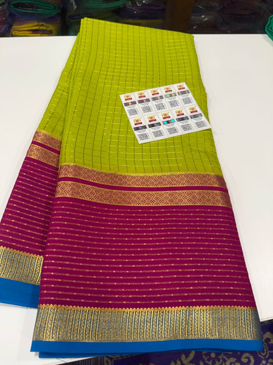 🧚🏻‍♀️ All exclusive checks pattern with motif n beautiful colour combinations🧚🏻‍♀️