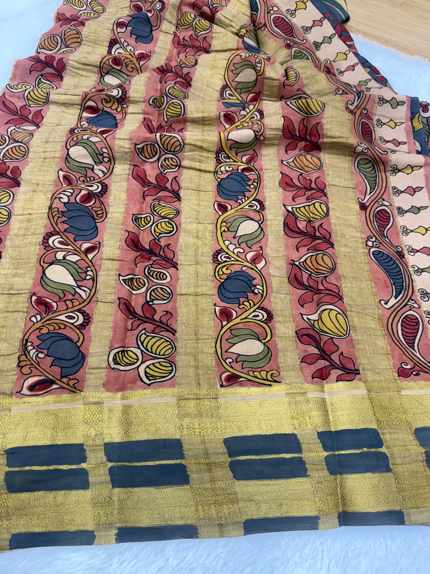 Kalamkari Mysore silk