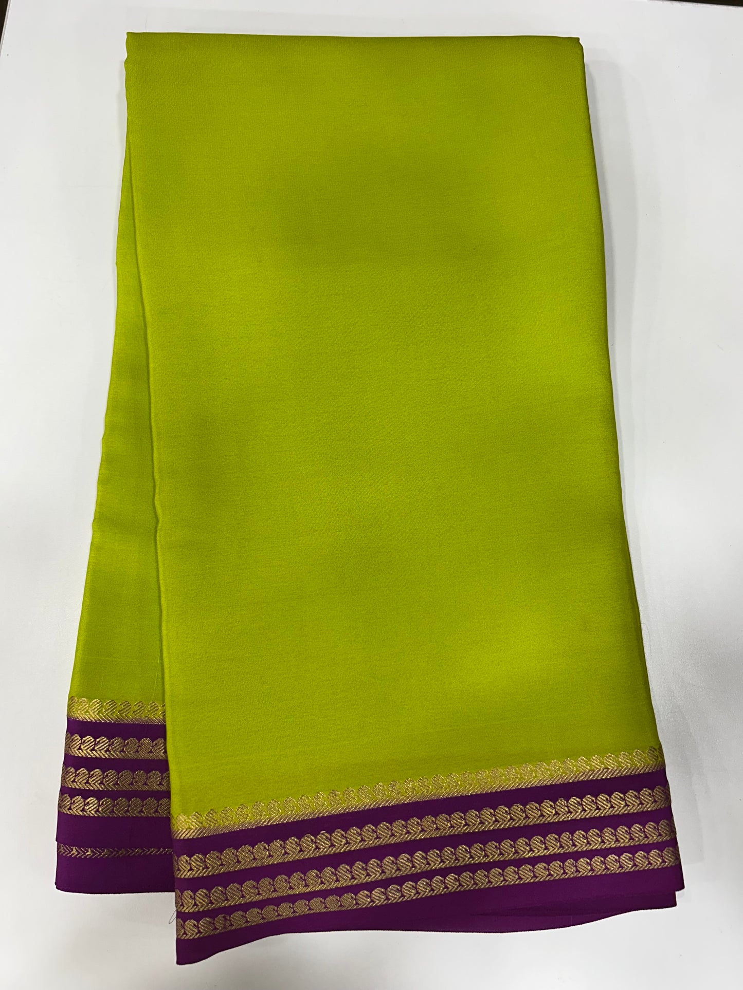 Contrast Mysore silk