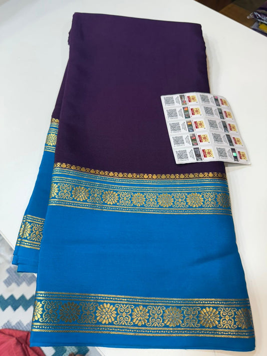 Mysore silk sarees Bentex pattern