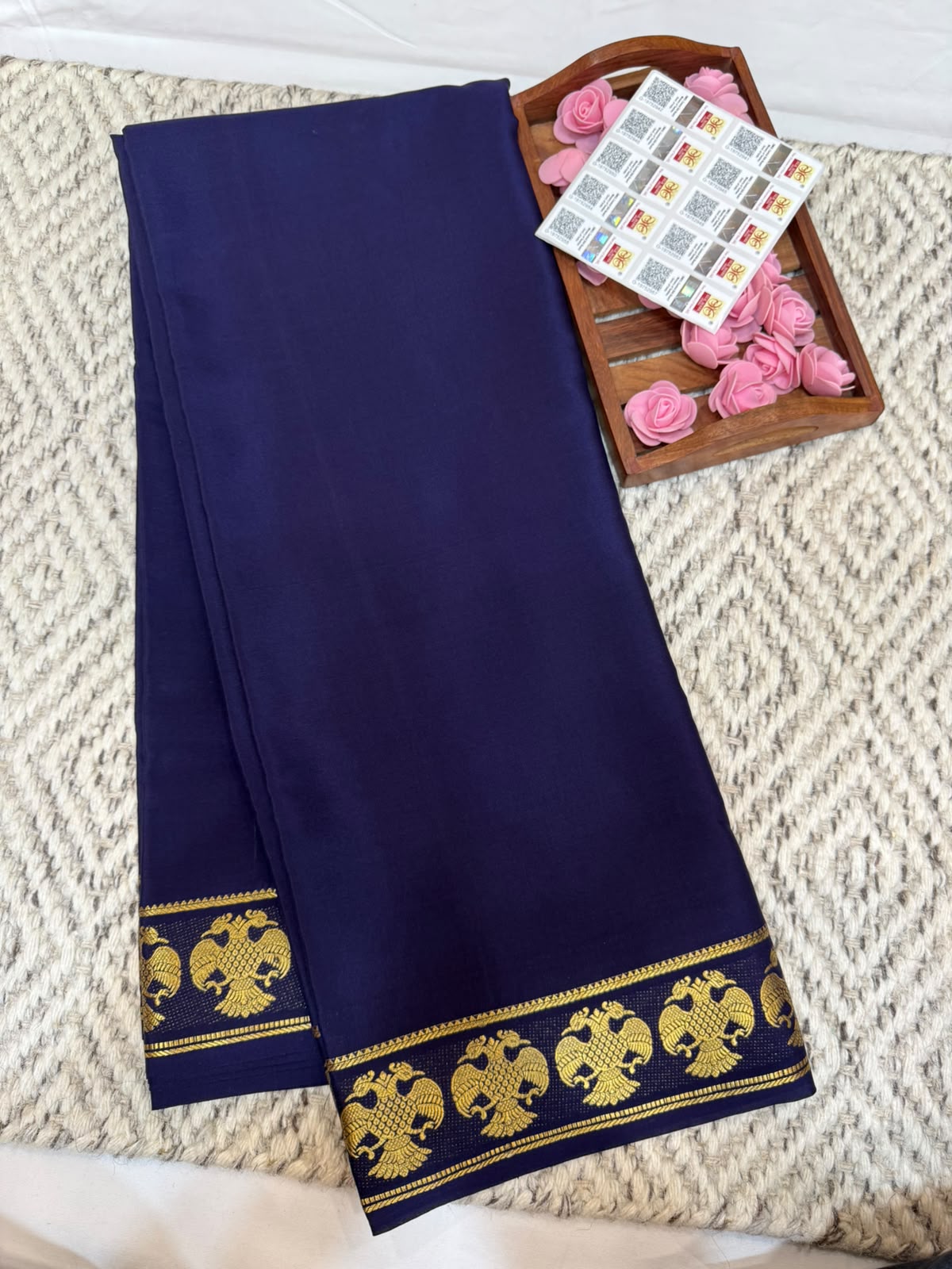 Mysore silk sarees self pattern