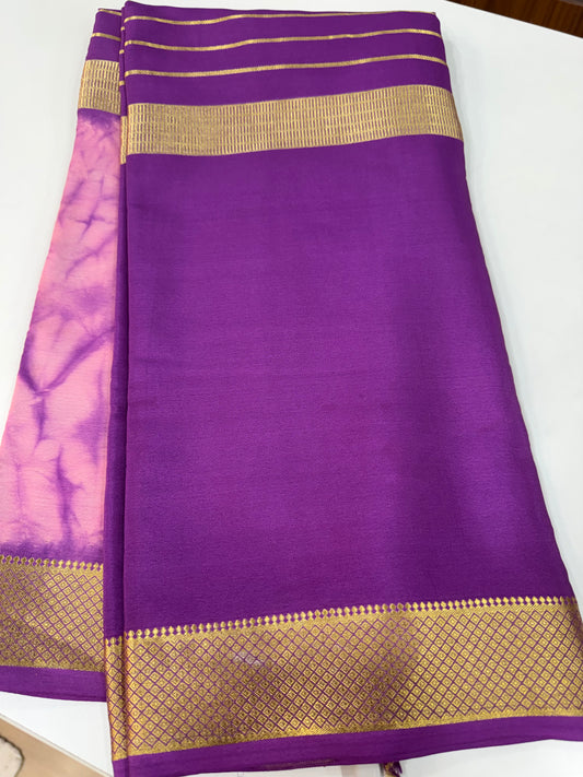 2D Shibori Mysore Silk