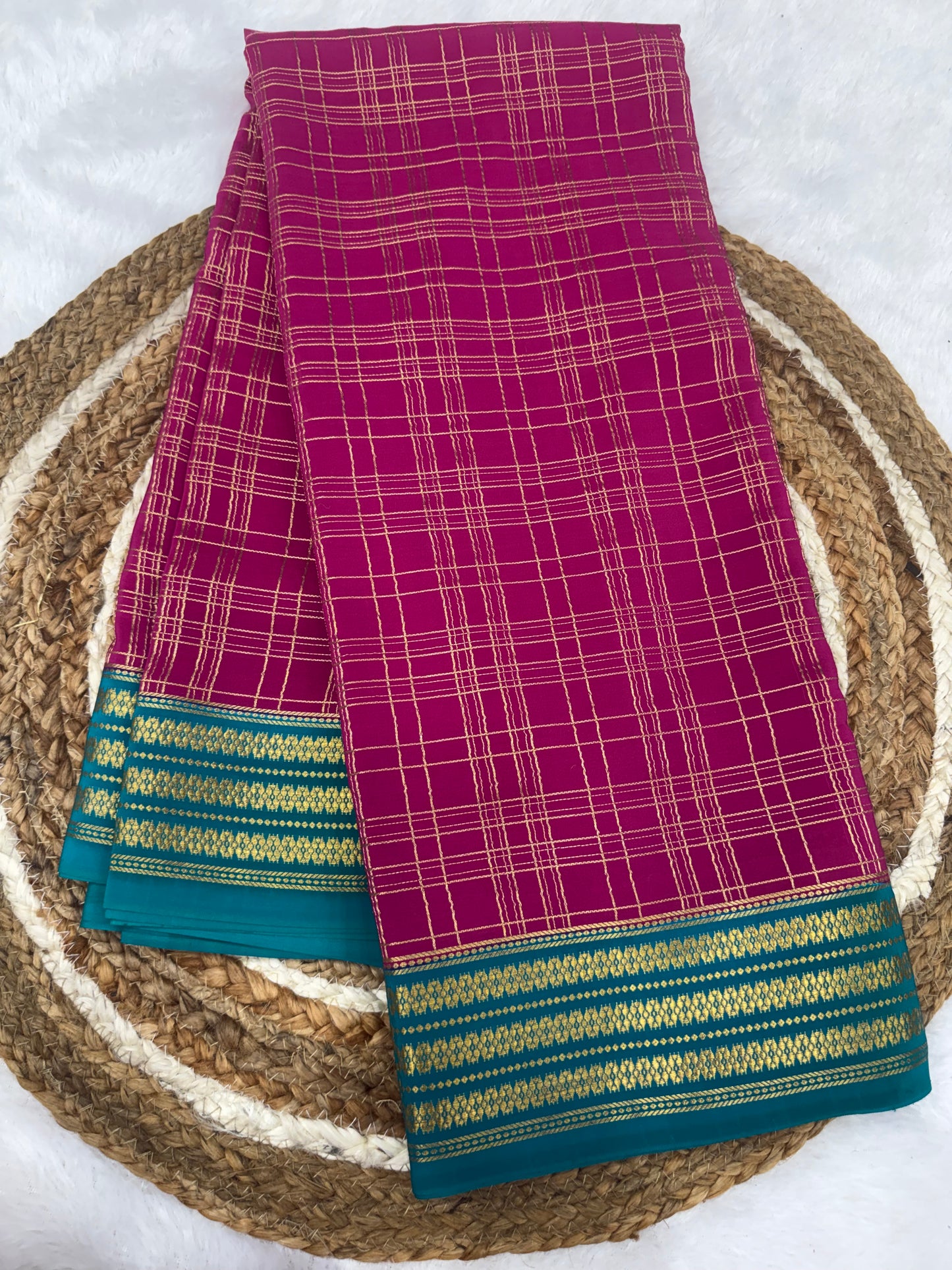 Pure zari Multi checks