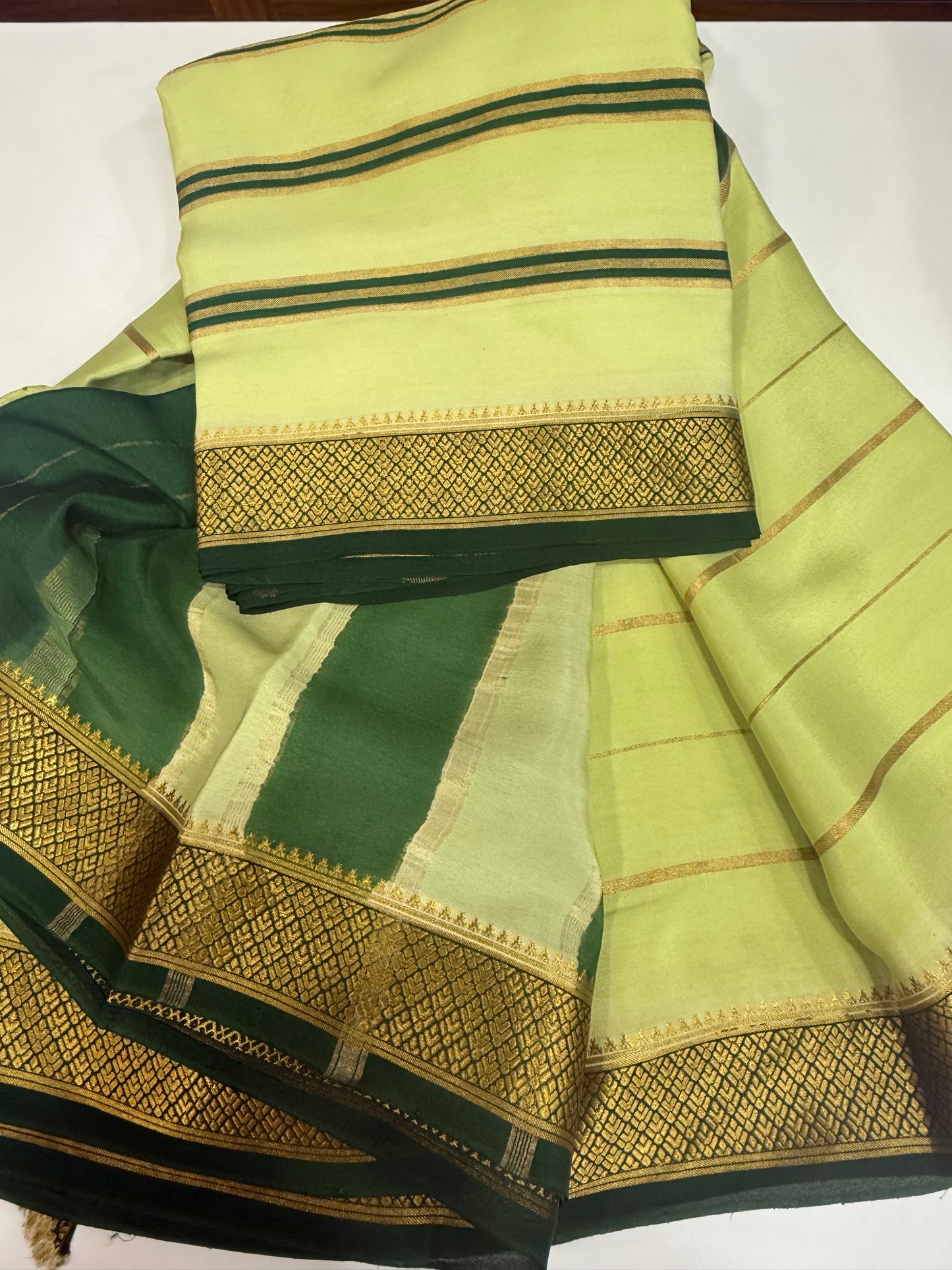 2D Shibori Pattern Mysore silk sarees