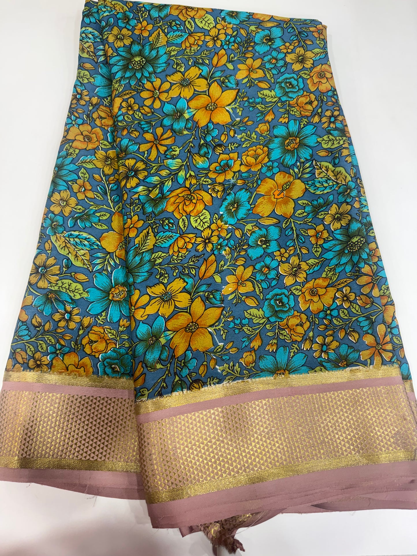 Digital print Mysore silk