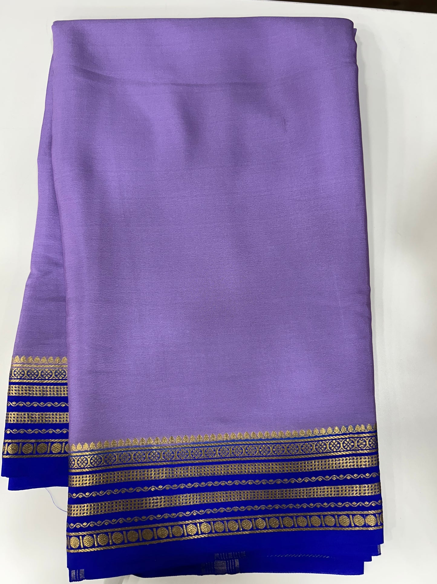 Contrast Mysore silk