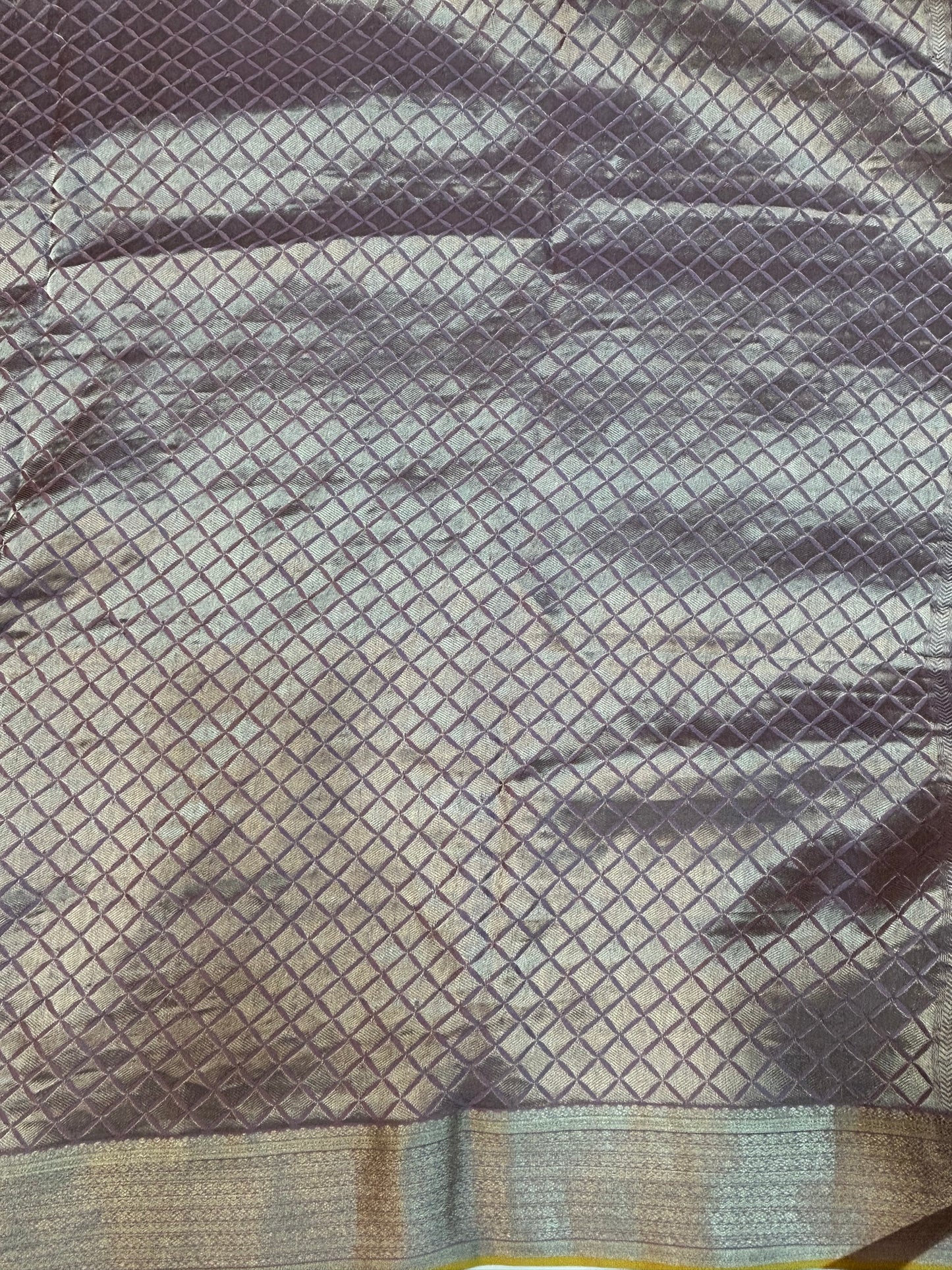 Brocade Mysore silk