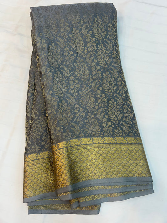Brocade Mysore silk