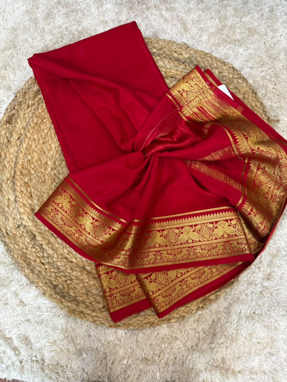 Mysore silk sarees self pattern