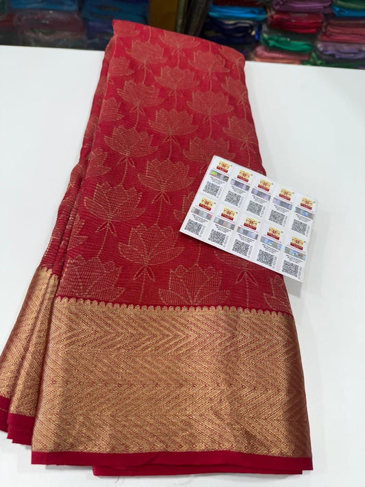 Brocade Mysore silk saree