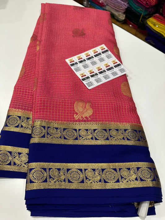All over saree more zari consumption with beautiful color combination