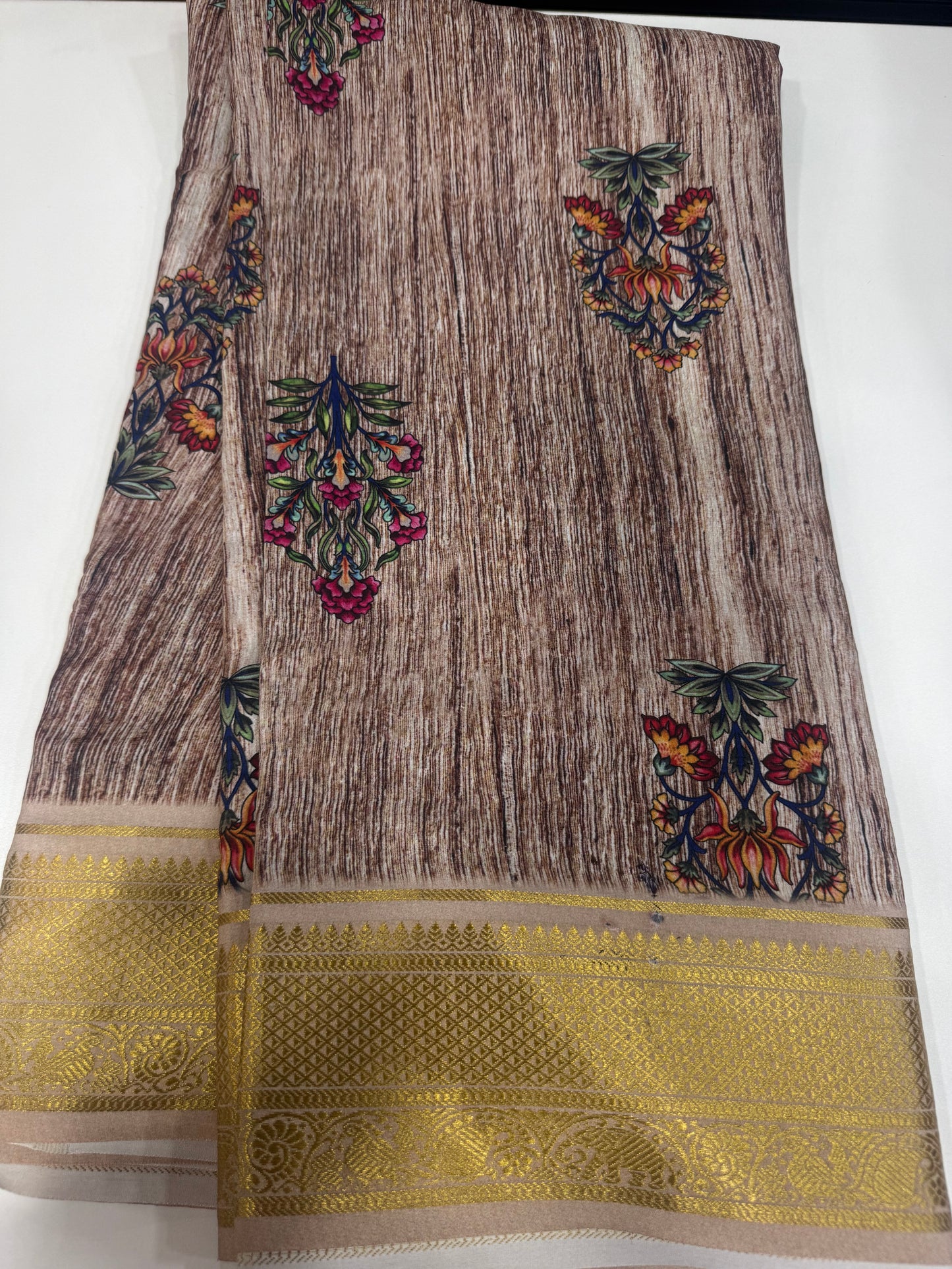 Digital print Mysore silk