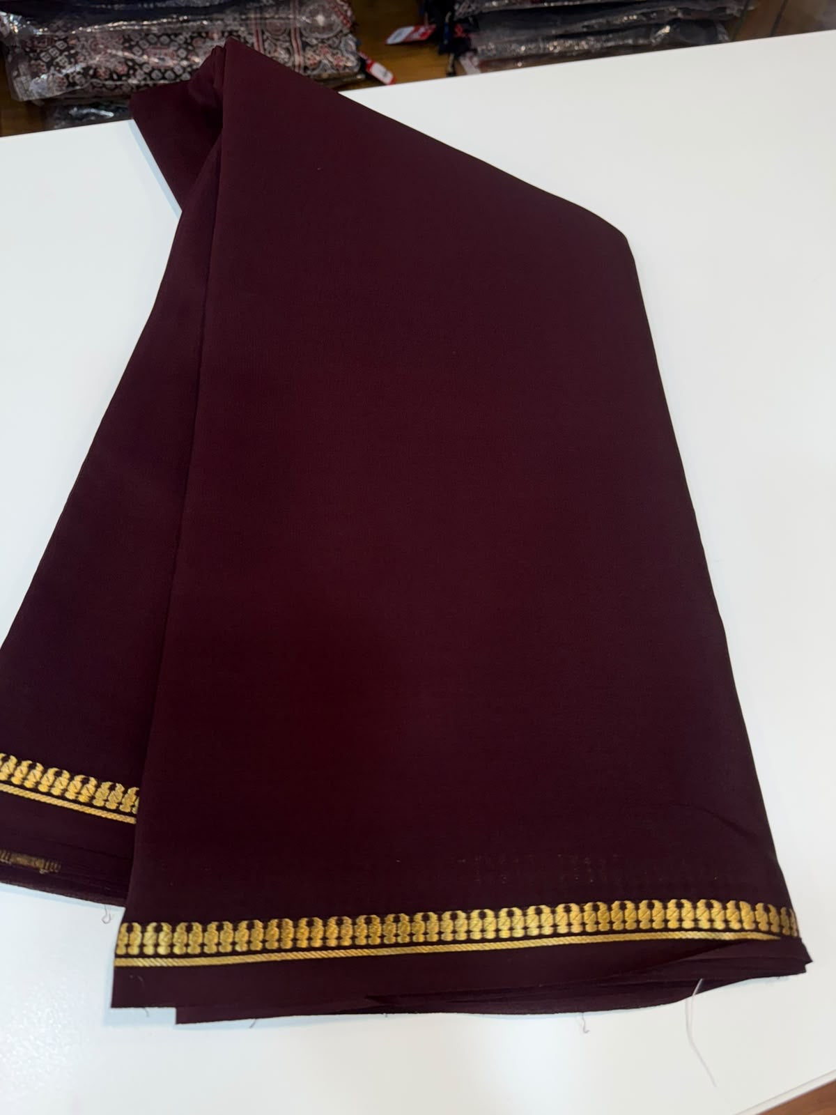 Mysore silk sarees self premium zari pattern
