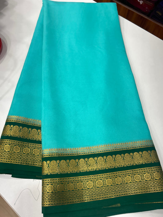 Mysore Silk Contrast