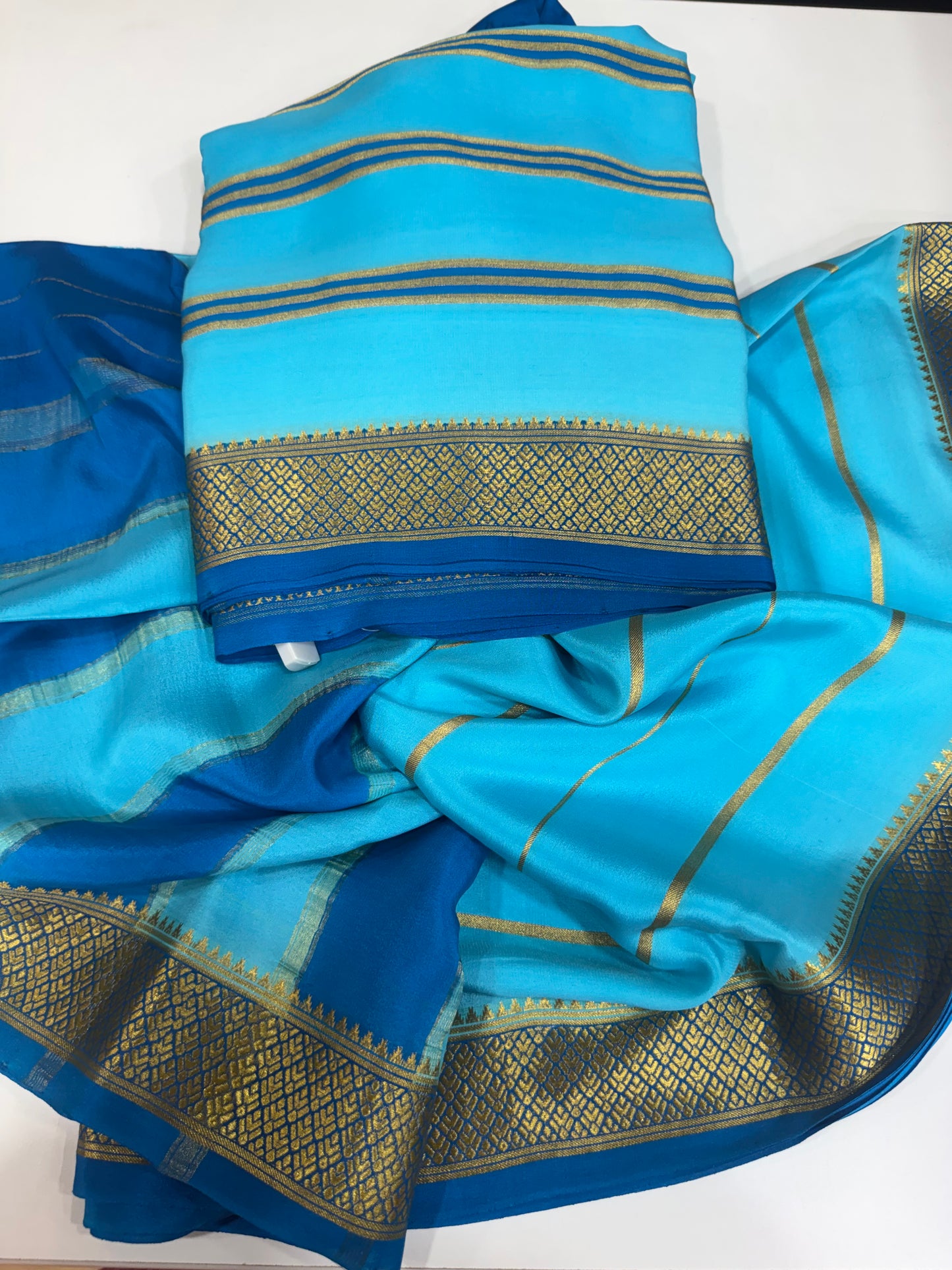 2D Shibori Pattern Mysore silk sarees