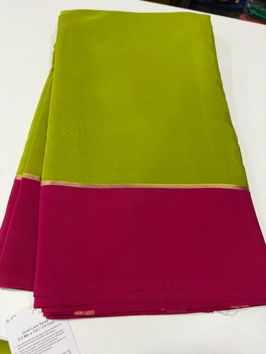 Pure Zari Mysore silk saree
