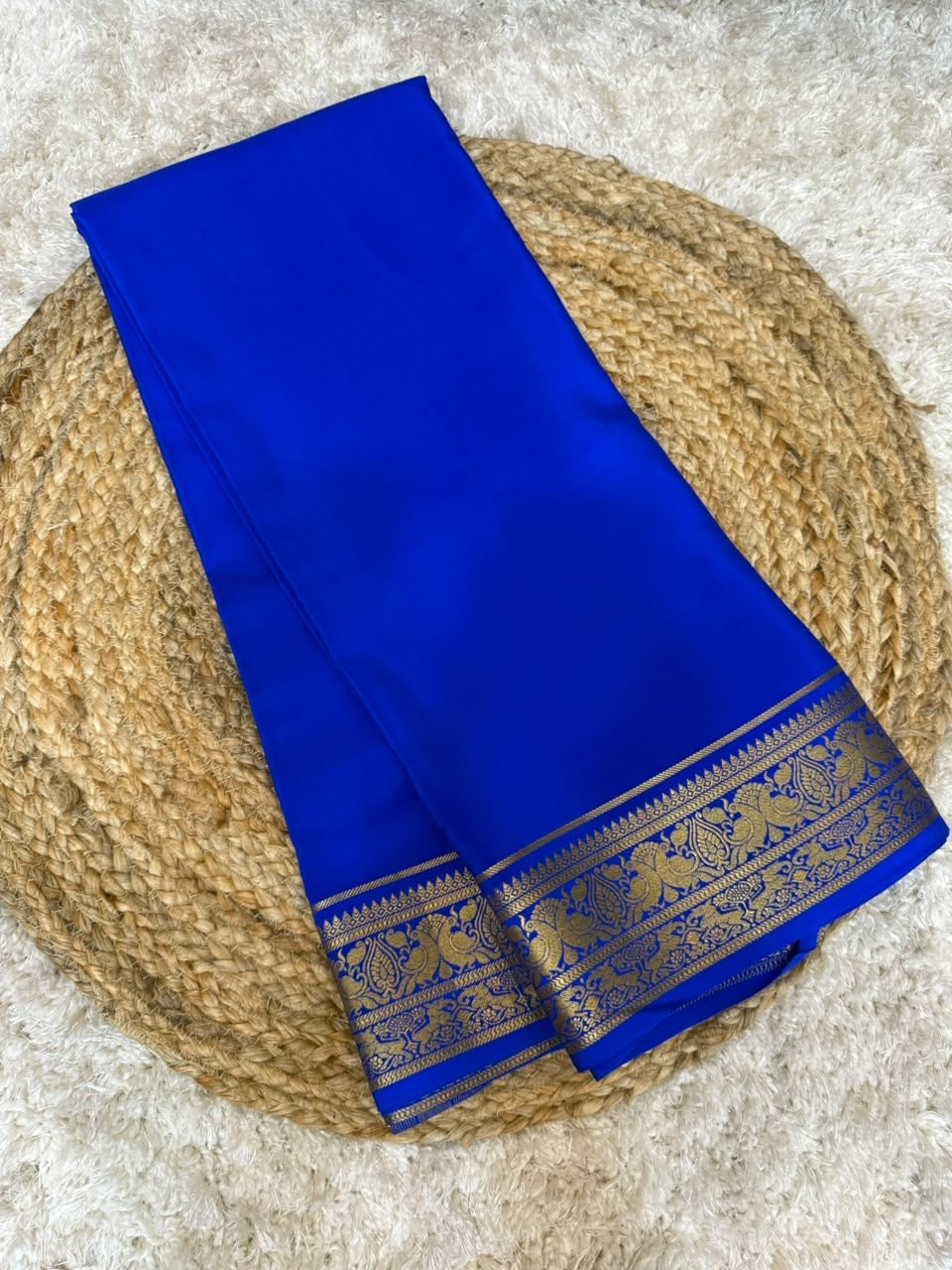 Mysore silk sarees self pattern