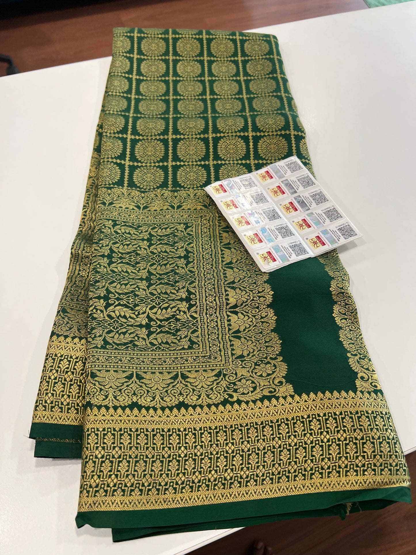 Brocade Mysore silks Saress