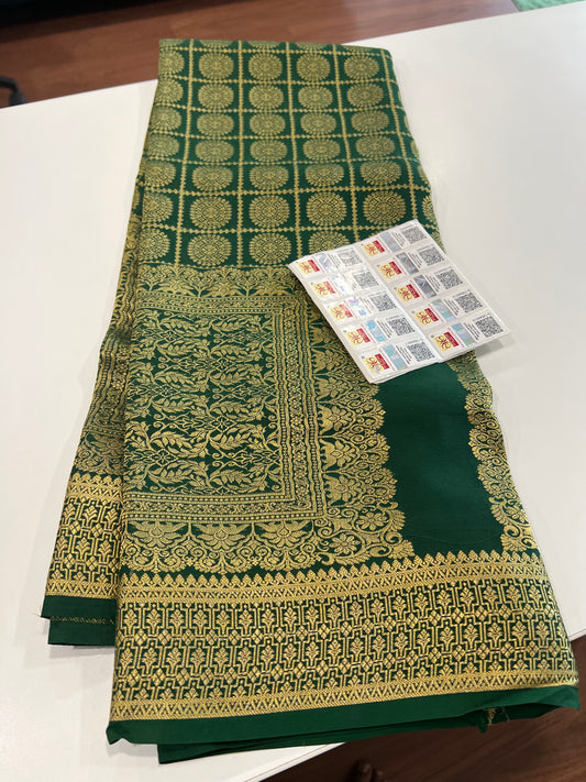 Brocade Mysore silks Saress