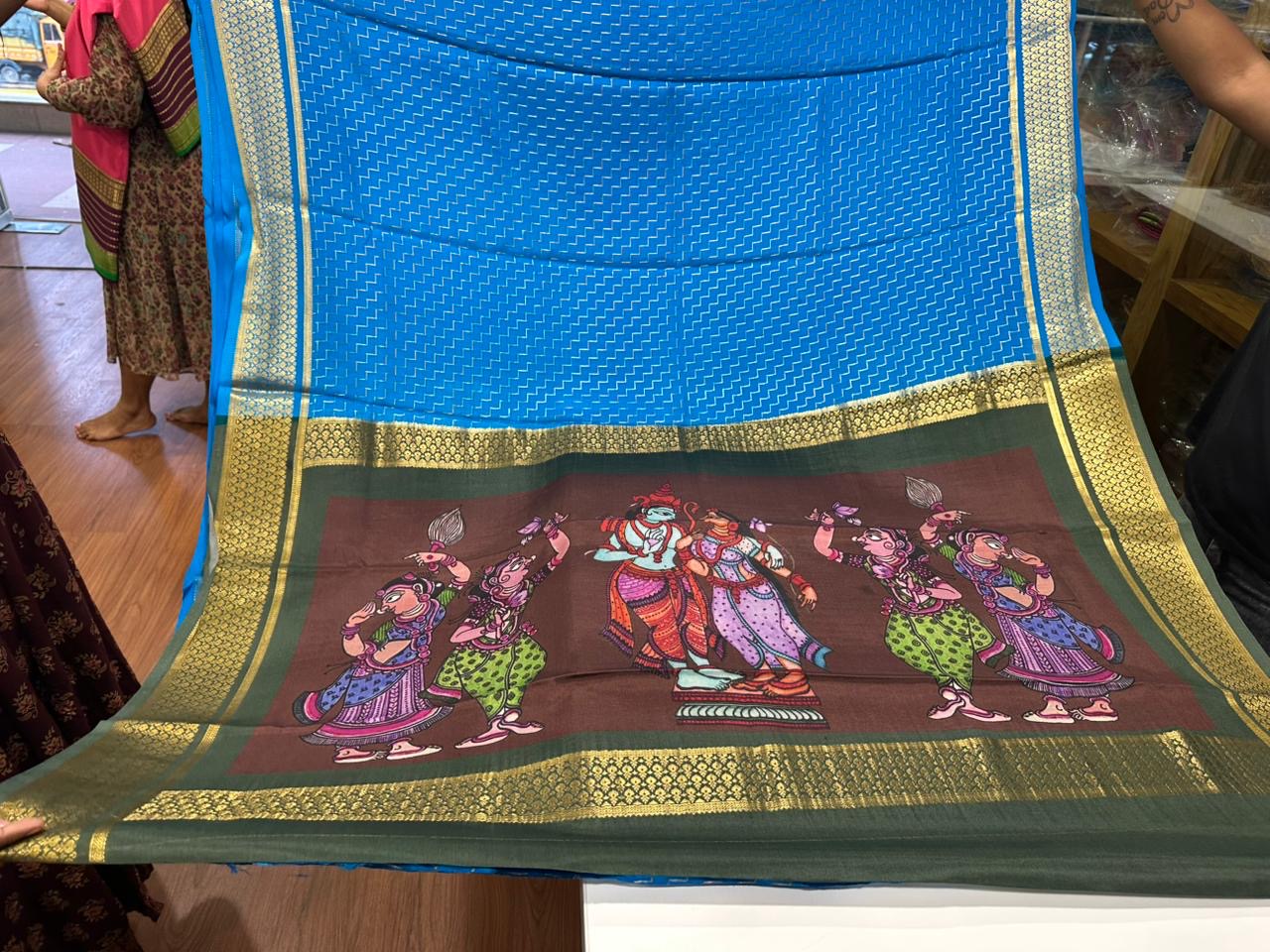 😍Digital print mysore silk sarees 😍