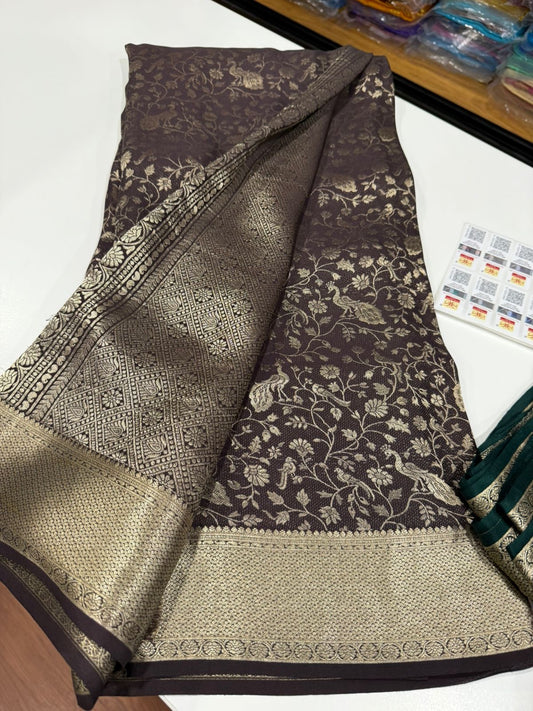 Brocade Mysore silk saree