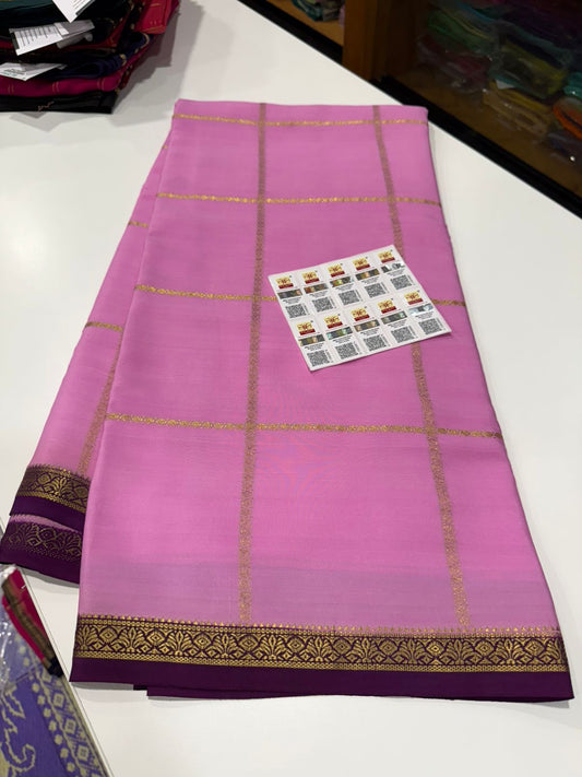 Pure Zari Mysore silk saree