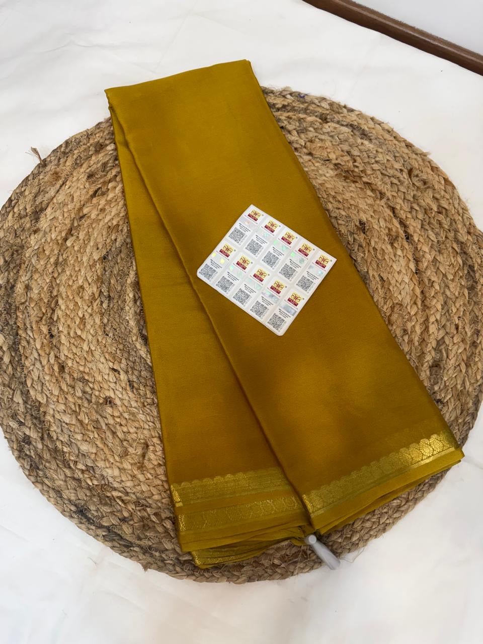 Mysore silk sarees light weight pattern