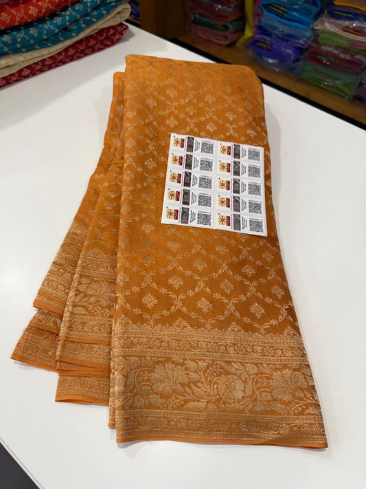 Mysore silk brocade sarees