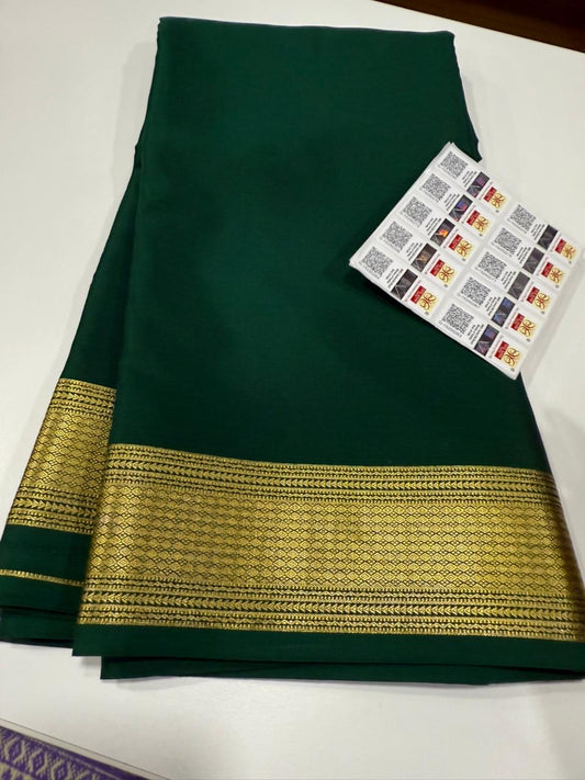 Self Pattern with rich pallu with beautiful border