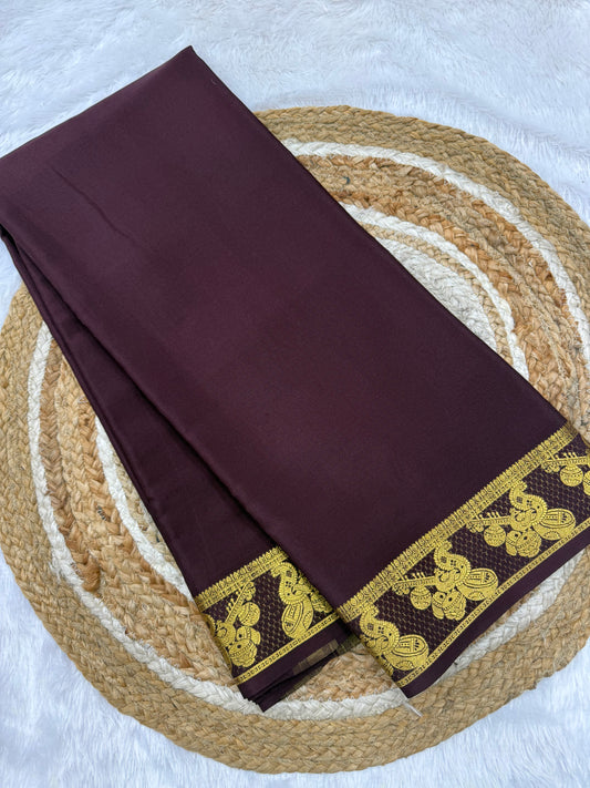 Mysore silk self border