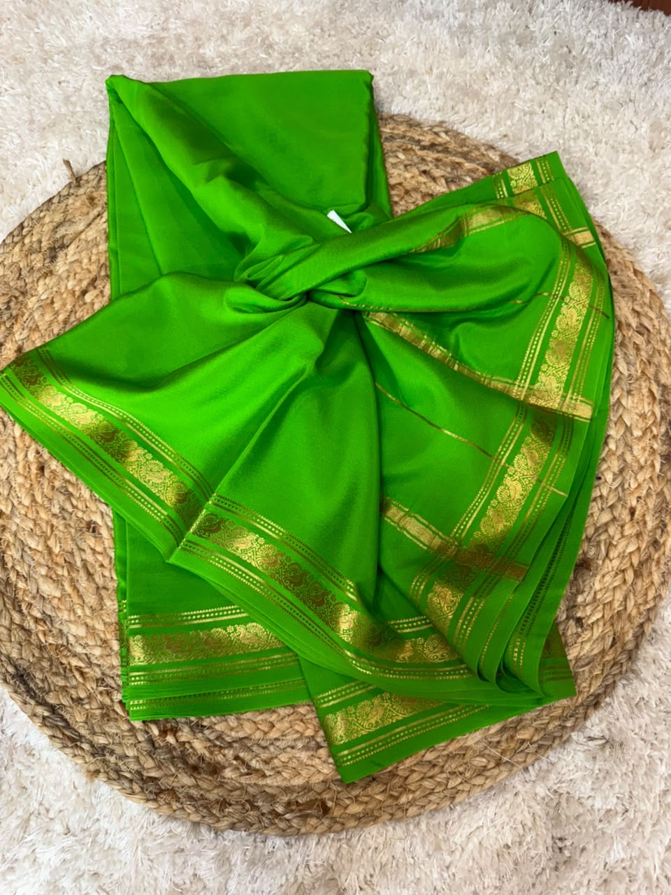 Mysore silk sarees premium zari pattern