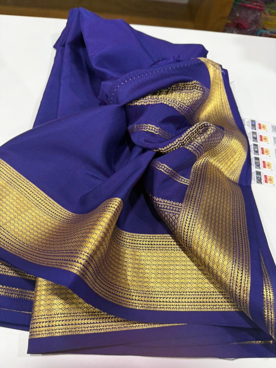 Self Pattern with rich pallu with beautiful border