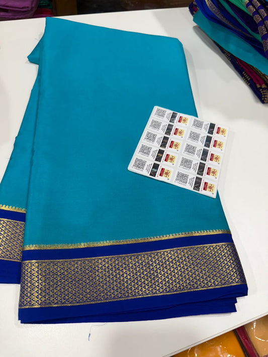 Contrast Mysore silk Saress