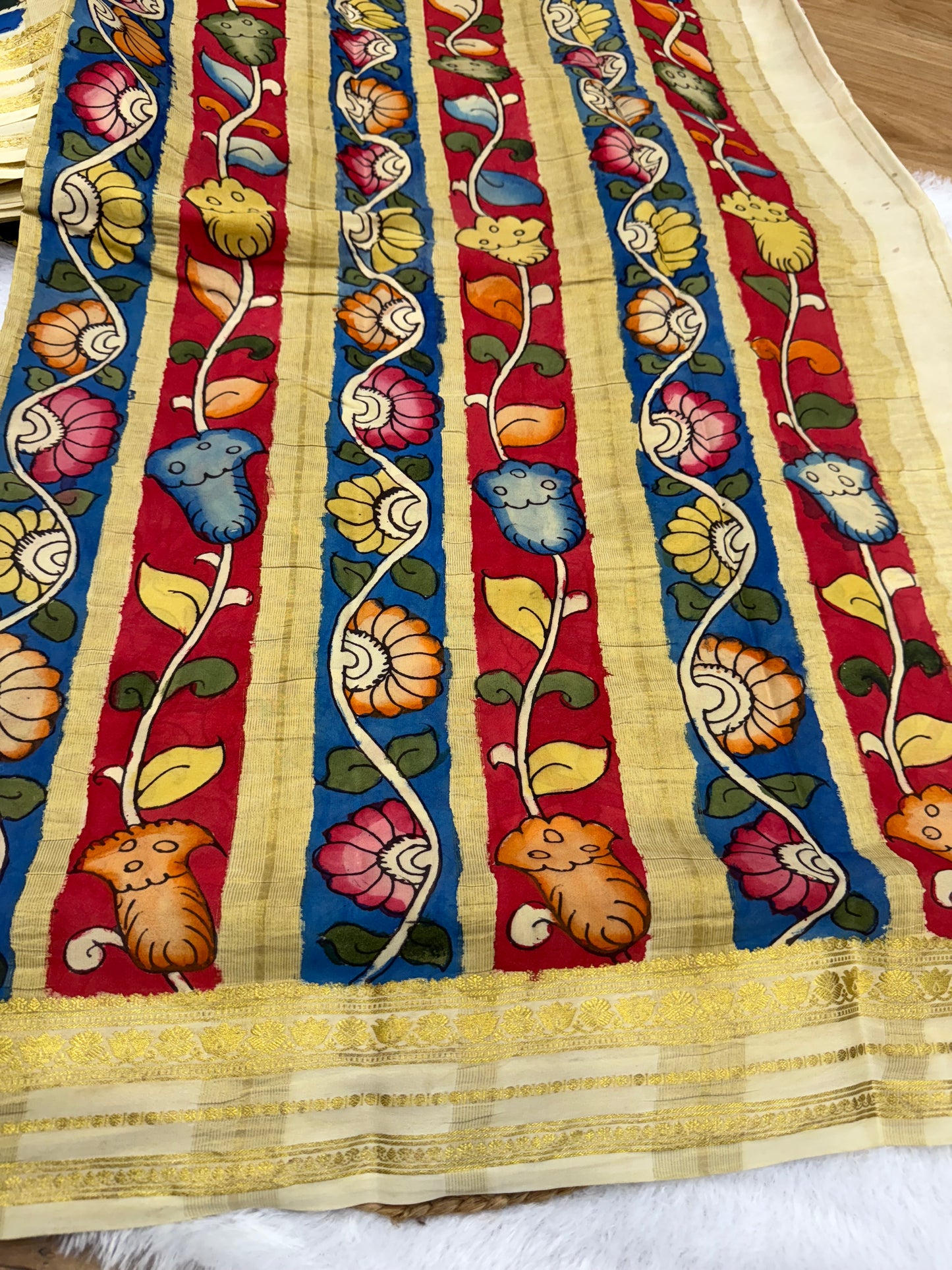 Kalamkari Mysore silk