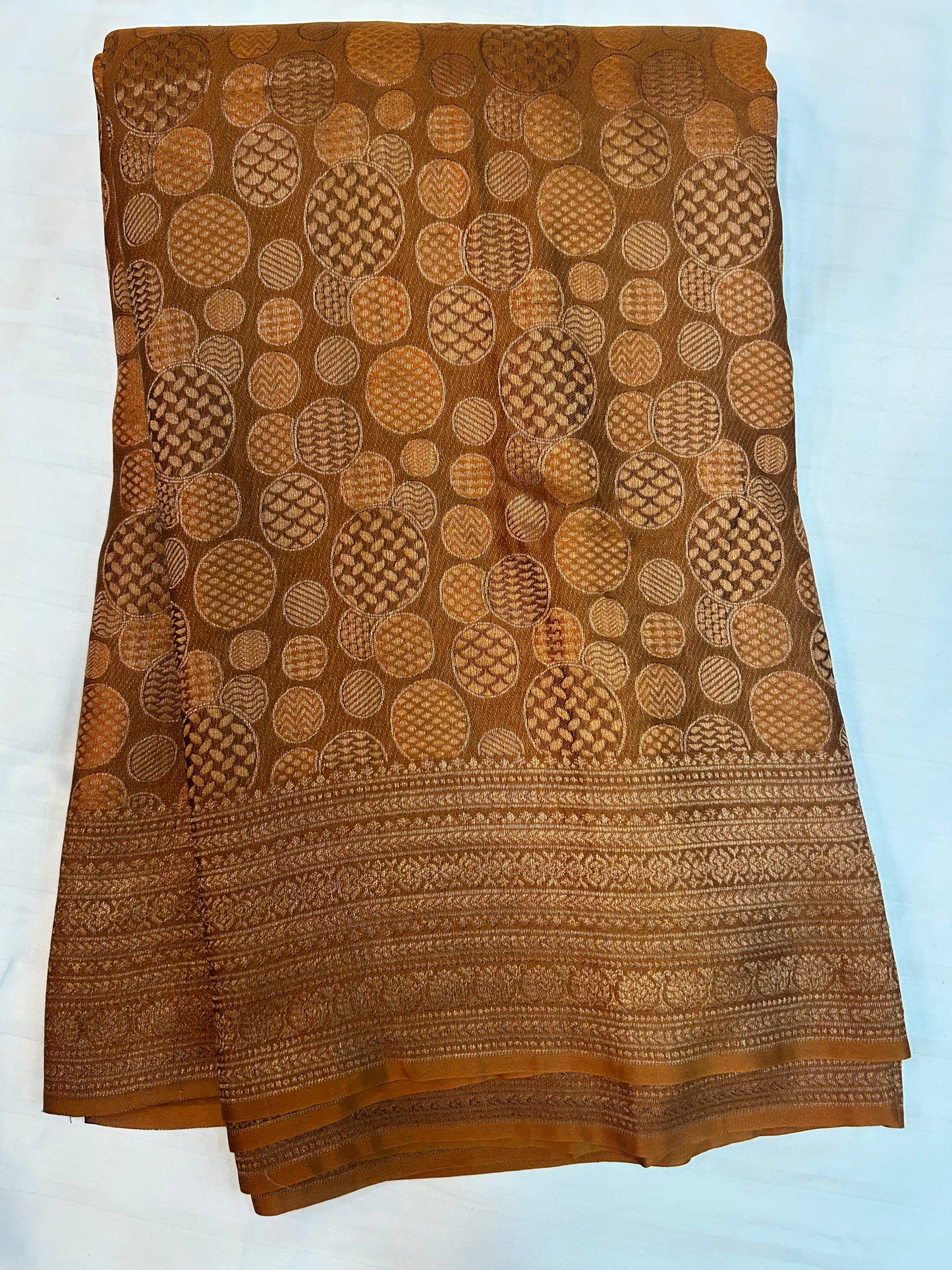Brocade Mysore silk
