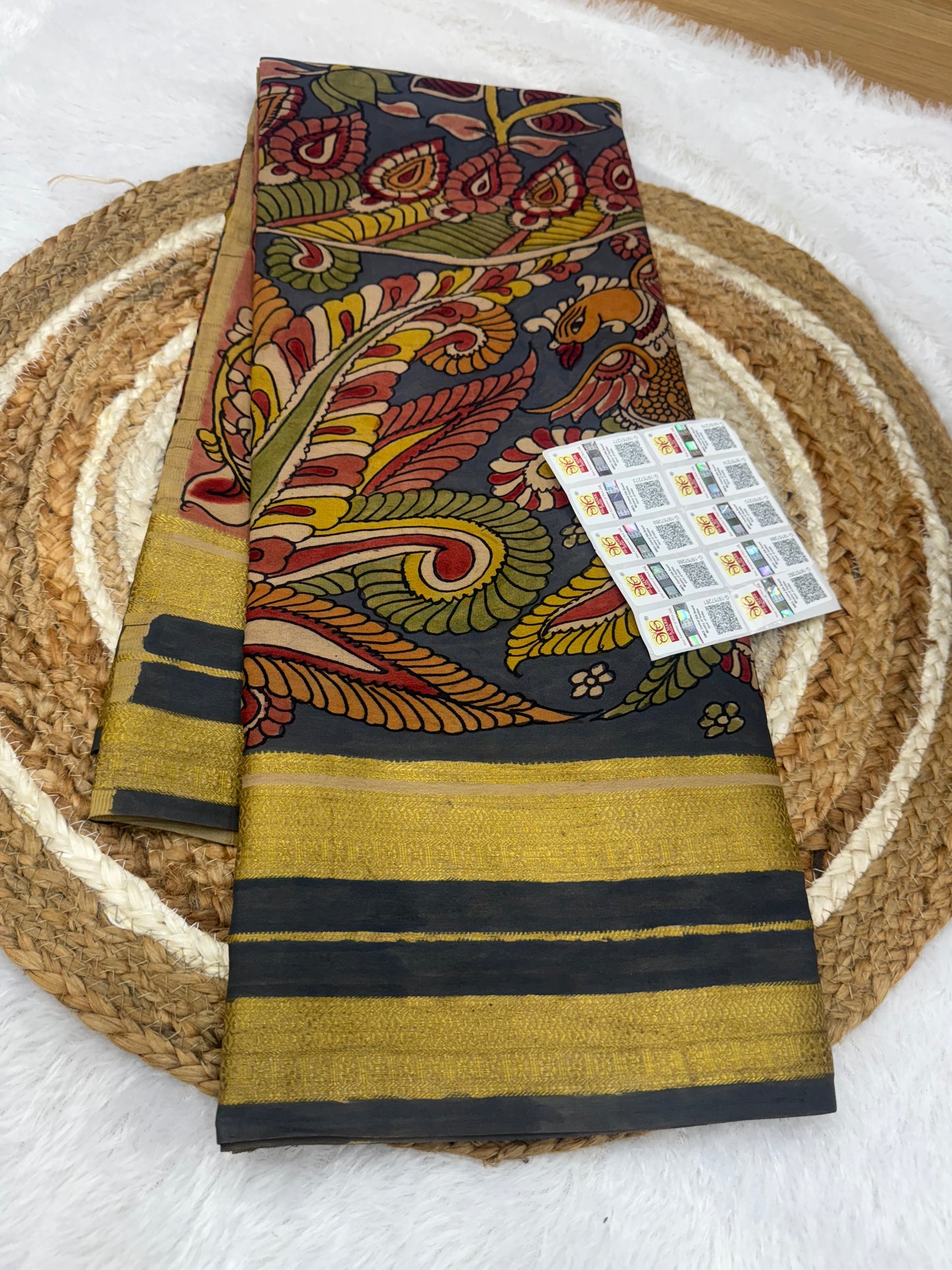 Kalamkari Mysore silk